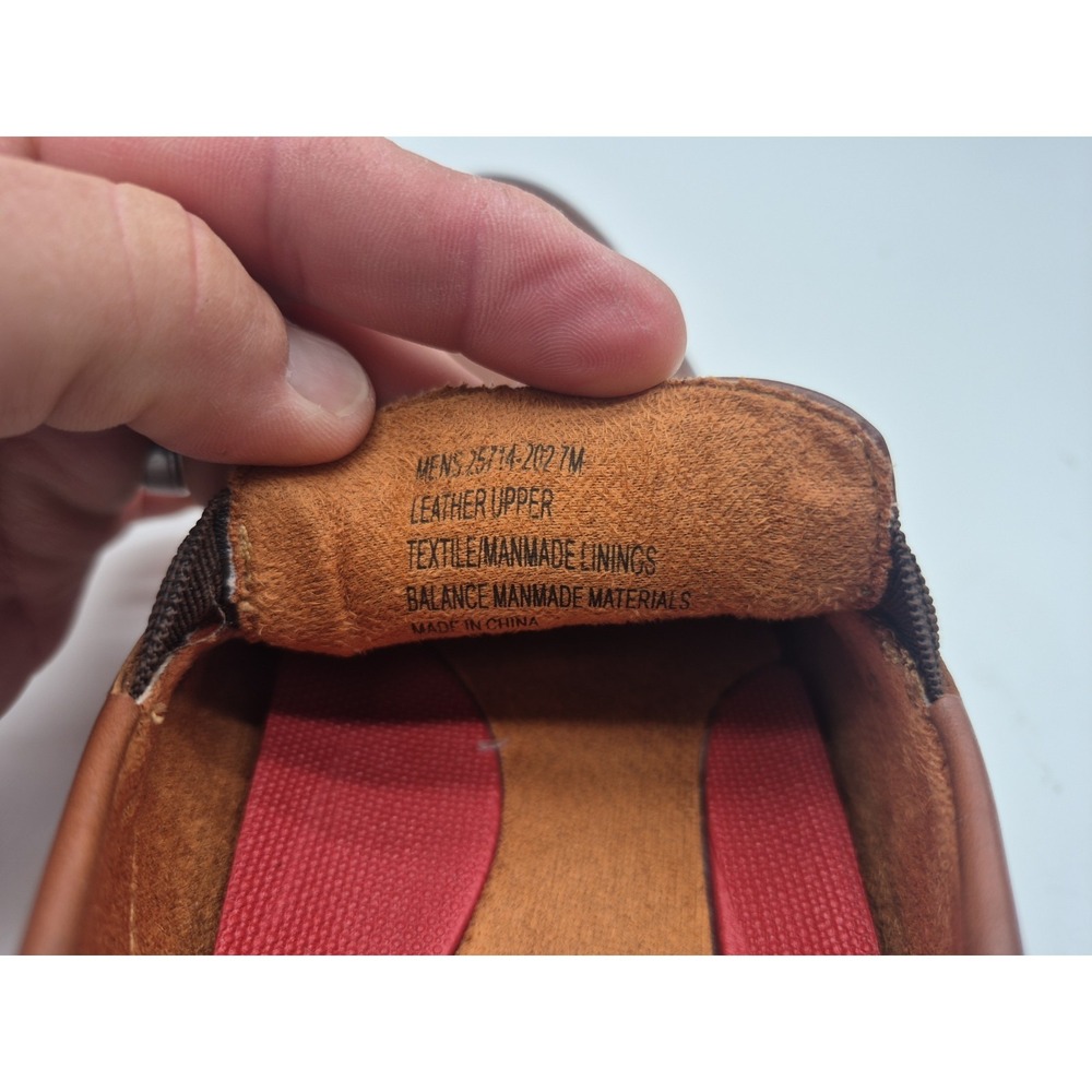 Stacy Adams Wellington Chocolate Smooth Leather Moc Toe Loafer (USA Men Size 7M) - Picture 5 of 12